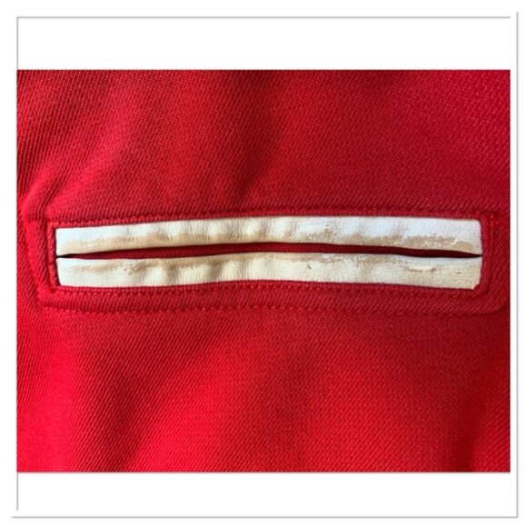 Polo Ralph Lauren Varsity Jacket Indian Chief New York Red Cream Size Large - Picture 6 of 16